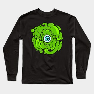 Eye Green Hole Long Sleeve T-Shirt